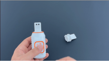 Swift Clipper nosepiece change animation