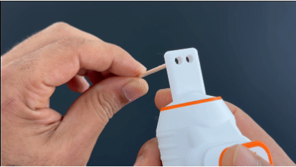 Swift Clipper cutting demo on sticks